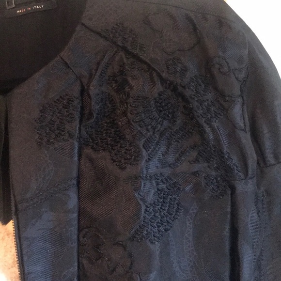 Gucci silk embroidered cropped jacket - Picture 3 of 9